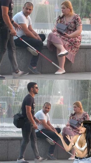 Blind guy is causing problems 😂😭 I recommend you watch this prank 🤣