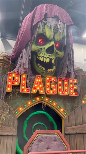 How cool is this facade from Plague Productions? #plague #halloween #spooky #haunted #scary