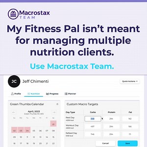 27K views · 108 reactions | This revolutionary software allows gym owners, personal trainers, and other fitness professionals to offer custom nutrition to their clients, without the heavy lifting. Our platform gives your clients FREE access to our top-rated nutrition app, while YOU the business owner can focus on other things while we walk them through everything they need to know to see results. Sign up today for a 30 day FREE TRIAL! | Macrostax | Facebook