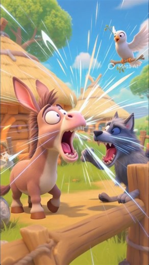 The Donkey Who Saved a Life”|#shorts #ai