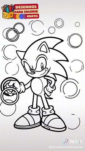 Desenhos para Colorir do Sonic: Imprima e Divirta-se