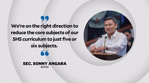 DepEd eyes reducing SHS subjects to boost graduate employability | INQToday