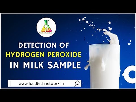 Milk Adulteration, Detection of Hydrogen Peroxide in milk, Live Lab testing #foodtechnetwork