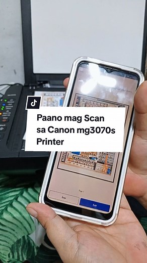 Paano Mag-Scan sa Canon MG3070S Printer