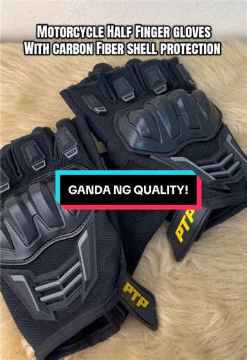 Makabagong Motorcycle Half Finger Gloves sa PTP