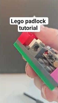 lego padlock tutorial#lego#lock