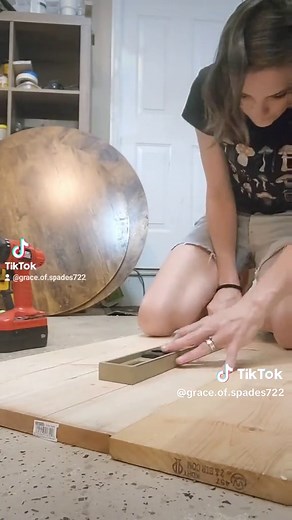 Puzzle piece coffee table, you saw it here first🤣 #womenwhowoodwork #furniturebuild #furniture #diycoffeetable #diyfurniture #create #diy #woodworking #woodwork #beginninerwoodworker #crafting #puzzles #woodtok #Woodart #woodproject #woodartisan #carpenter @Minwax