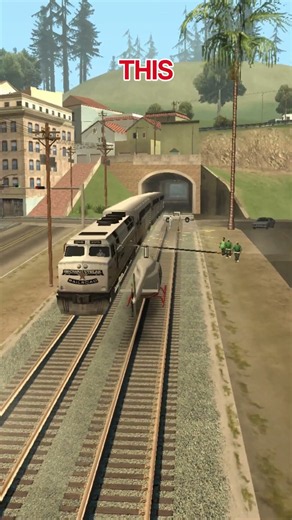 What If a Train Hits Spinning Helicopter Blades in GTA Games? 🚂🚁 #GTA #GTAShorts #RockstarGames