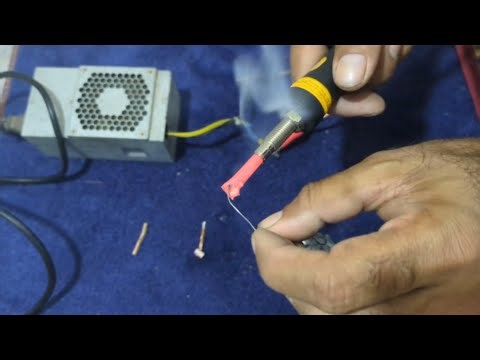 Make 12V DC Soldering Iron Using Glow Plug 🔥 | No Electricity Needed