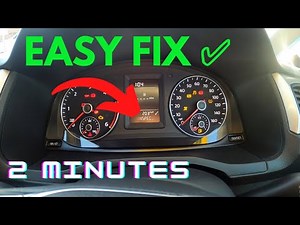 How to Reset VW Caddy Service light (Quick and Easy)