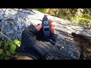 4 in 1 General Emergency Pocket Tool ~ Whistle/Button Compass/Magnification Lense/Thermometer