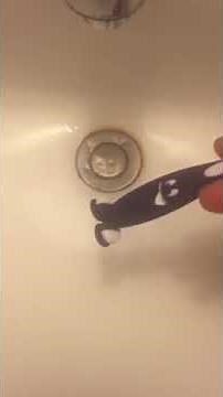 How to remove a stuck pop up sink plug