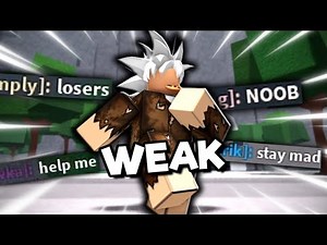 The WEAKEST DUMMY Strikes back... (Roblox The Strongest Battlegrounds)