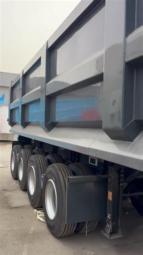 9.5m Long 4-Axle Rear Tipper Semi-Trailer, 50T Configuration