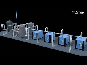 FSTpipe Aluminum Alloy pipe and fittings compressed air pipework system installation 2023