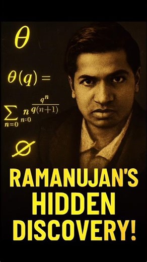“A Dream Changed Math” | Ramanujan's Mock theta function #shorts #facts #maths