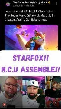 Star Fox joins The Super Mario Galaxy Movie!!! Nintendo Cinematic Universe...Assemble