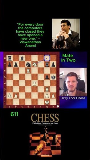Laszlo Polgar’s Chess Puzzle Book Explained | Master Checkmate in 2 Moves (#611)