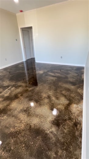 Stained concrete “tortoise shell black” Call or text for pricing 337-581-3270 | Old World Concrete Design