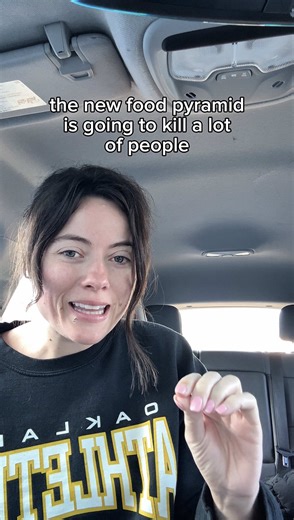 The new food pyramid is going to kill a lot of people #foodpyramid #rfk #maha #vegan #plantbased