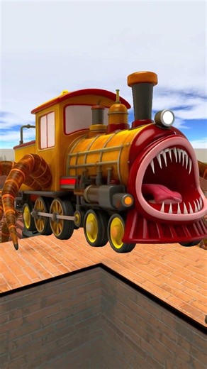 TRAIN EATER OUT OF CONTROL?! 😂⚡#shorts #gmod