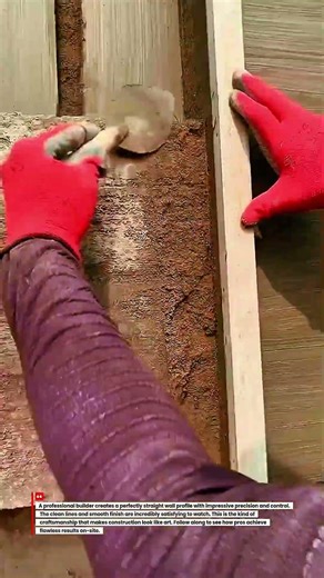 Perfectly Straight Wall Profile — Pro Builder’s Technique Is So Satisfying