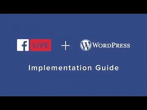WP Facebook Live Video Wordpress Plugin