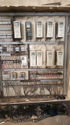Control panel wire connection | #panel #electrical #wiring #plc#ABB#drive
