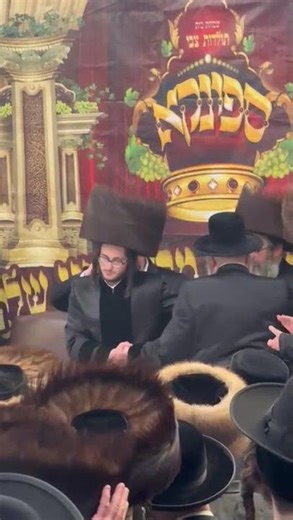 Viznitz Monsey Rebbe At Toldos Tzvi Spinka Wedding