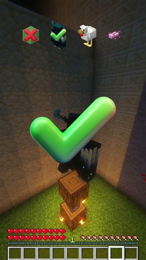 minecraft mobs vs parkur ❤️❤️❤️ #minecraft #parkur