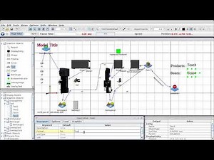 JaamSim Tutorial - Text 3D - Professor Cristiano Silva