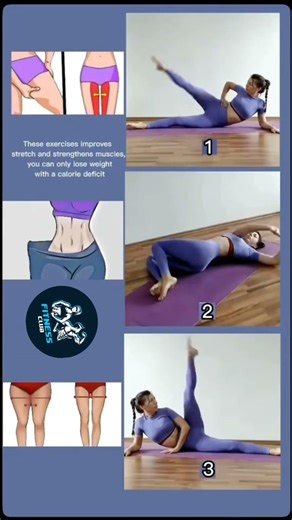 Thigh Gap Workout Routine at home #fitness #growfit #viral