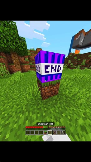 The TNT That Teleports! 🟣💣 #minecraft #shorts