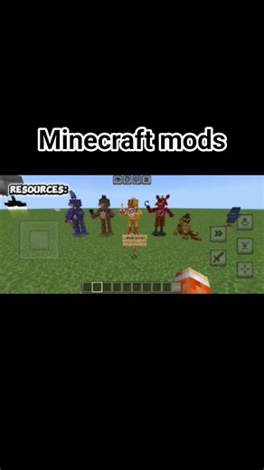 Fnaf mod for minecraft | #fyp #editz #capcut #minecraftmods #minecraftbedrock #fnafmod #viral