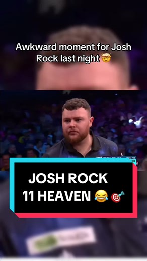 Josh Rock's Awkward Moment at Darts Event