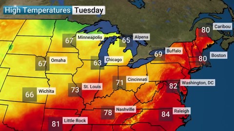 Summer-like Heat Impacting Millions Through Midweek