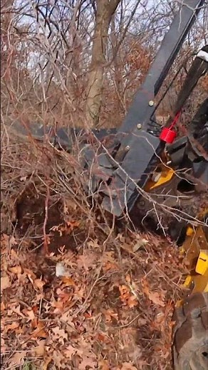 Tree Puller #skidsteer #treepuller #landclearing #johndeere #skidsteer #farmequipment #farmlife