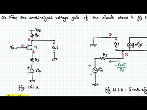Analog VLSI Design Lecture 16 Part 1: Common gate amplifier with internal source resistance