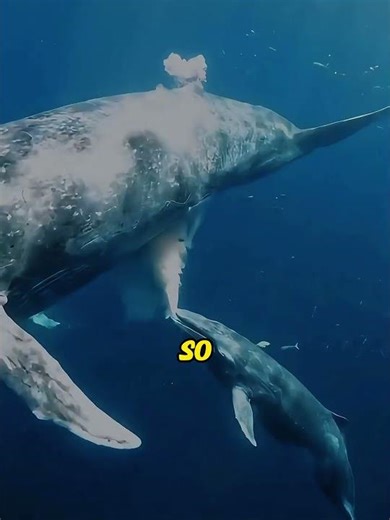 The richest milk in the world comes from whales! 🐋 #animalfacts #natureisamazing