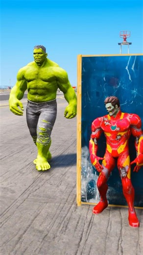 Zombie Ironman vs Hulk And Goku #spiderman #shorts #spiderman
