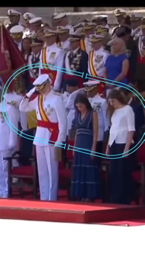 Royal Respect and beautiful Sofia ✨#royal #leonor #kingfelipe#letizia #new.