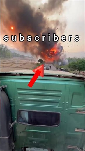 gas cylinder blast okay #automobile #explore