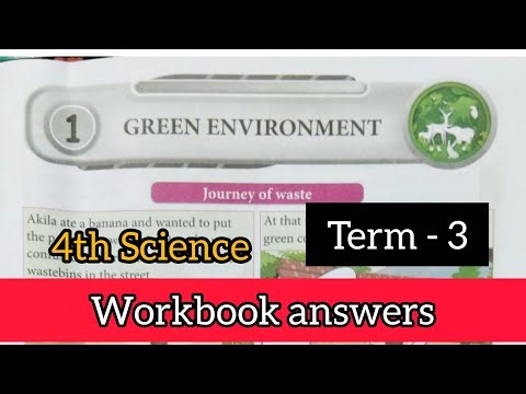 EE 4th science term 3 unit 1 workbook answers | 4th std science workbook answers