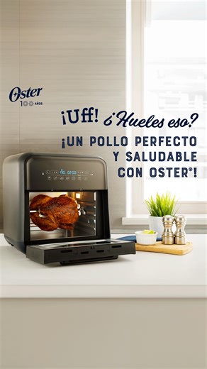 La Súper Freidora de Aire Oster® tiene tecnología 3 en un 1 que te permite hornear, freír y deshidratar. ¡Te va a encantar! #FreidiraDeAire #Freidora #OsterMéxico #Oster #Oster100Años #LoBuenoEsParaSiempre | Oster