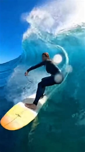 3.2K views · 44 reactions |  One wave, one wild spin, one unforgettable fall! ‍♀️ She slipped, the board flipped, and the ocean turned into a cinematic masterpiece! ☀️ #SurfDrama #EpicWipeout #WaveRider #OceanAction #SurfLife | Ocean Thrills | Facebook
