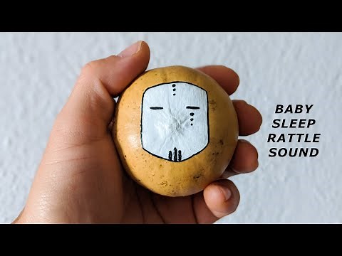 Baby sleep rattle sound - Hand percussion sound effect - White noise for infants to fall asleep