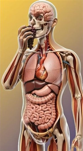 Grapes Inside Your Body! 😳 3D Anatomy Animation | Health Benefits & Side Effects Explained #3d