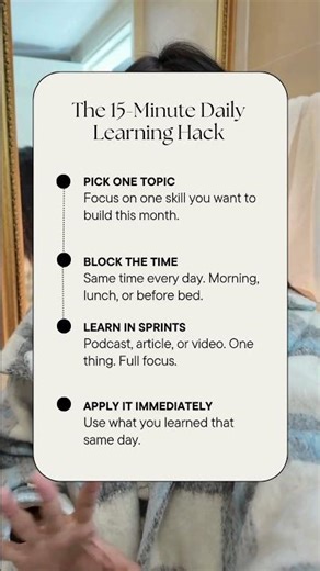 The 15 Minute Daily Learning Hack