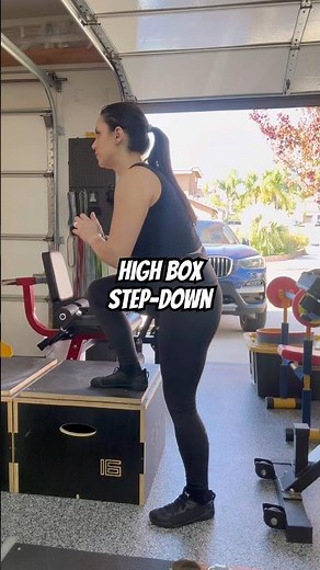 High Box Step-Down (Tension Step-Up) Exercise Demo