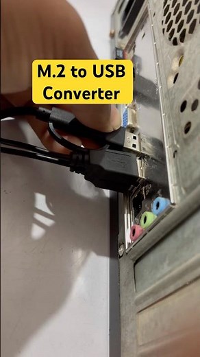 How to Use M.2 To USB External Converter in Laptop And Desktop Pc#macnitesh#keyboardtricks#2026short